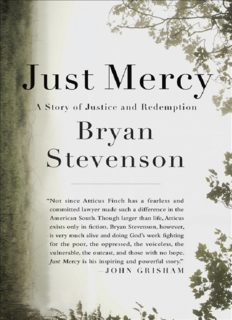 Just Mercy PDF How to Access the Inspiring Story Mercy bryan stevenson