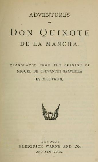 Adventures of Don Quixote de la Mancha Book PDF Free Download