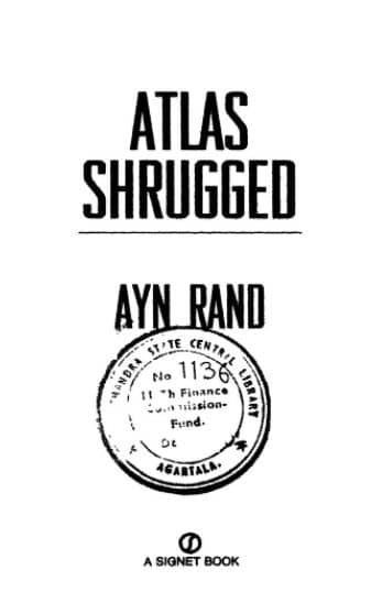 Atlas Shrugged Book PDF Free Download