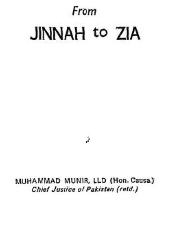 From Jinnah To Zia Book PDF Free Download