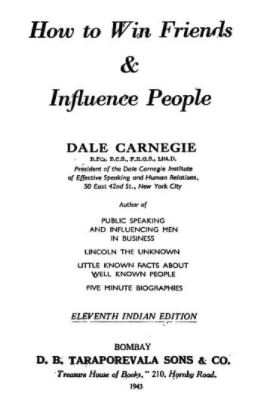 How To Win Friends & Influence People Book PDF Free Download