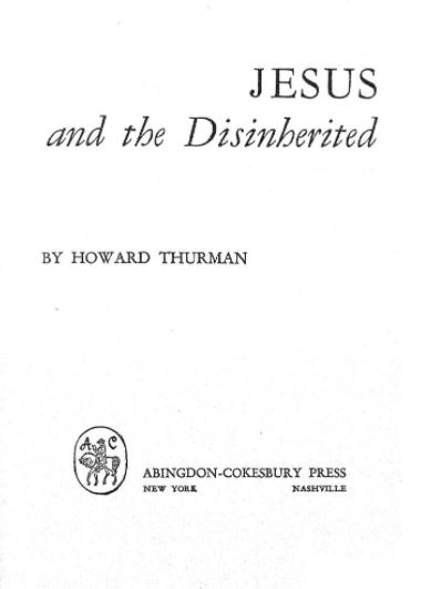 Jesus And The Disinherited Book PDF Free Download
