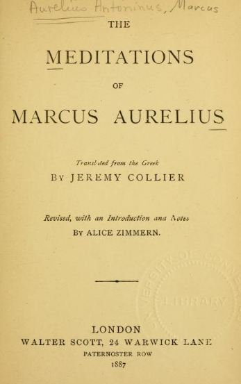 Meditations of Marcus Aurelius Book PDF Free Download