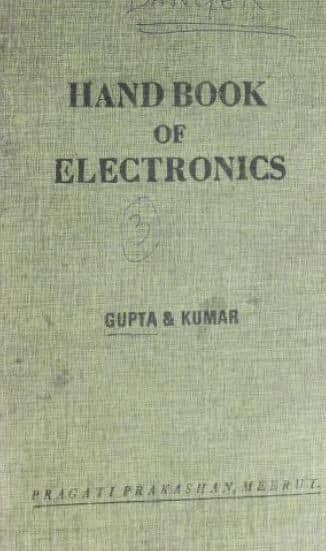 Hand Book Of Electronics Book PDF Free Download