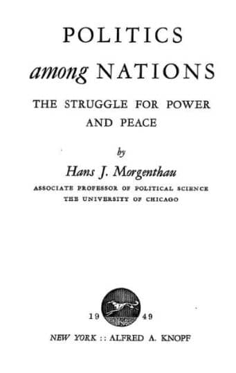 Politics Among Nations The Struggle For Power And Peace Book PDF Free Download