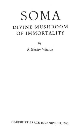 Soma Divine Mushroom Of Immortality Book PDF Free Download