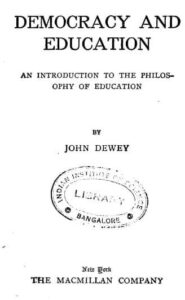 [PDF] Democracy And Education PDF By John Dewey In English