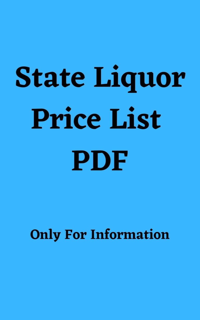 [PDF] Jharkhand Liquor Price List 2024 PDF Panot Book