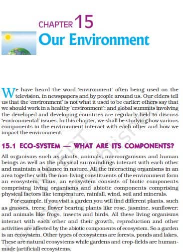 case study based question our environment class 10