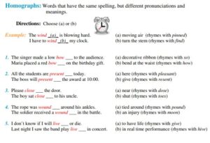 [PDF] Homographs List PDF For Study - Panot Book