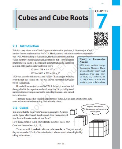 NCERT Class 8 Maths Textbook Chapter 7 With Answer Book PDF Free Download