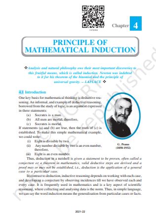 Principle of Mathematical Induction