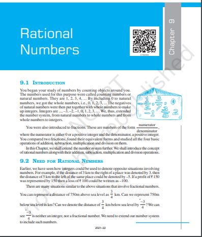 Rational Numbers Chapter 9 Class 7 Maths