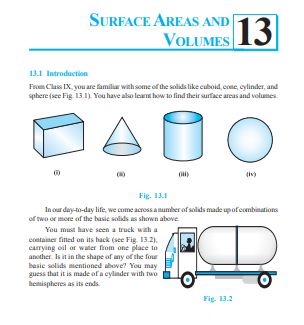 Surface Areas and Volumes class 10