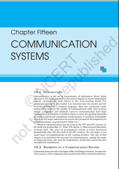 Communication Systems