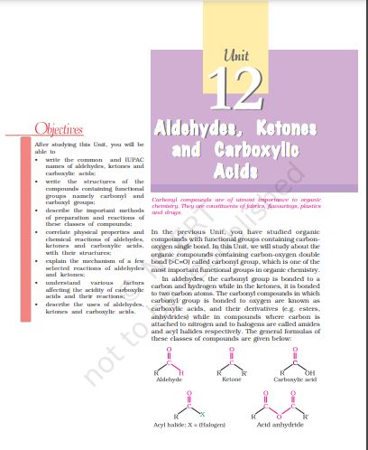Aldehydes, Ketones, and Carboxylic Acids