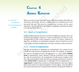 PDF] Animal Kingdom Chapter 4 Class 11 Biology NCERT Textbook PDF » Panot  Book