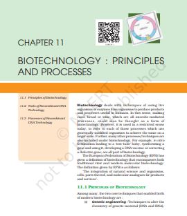 Biotechnology Principles and Processes