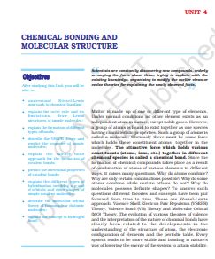 Chemical Bonding and Molecular Structure