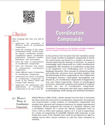 Coordination Compounds