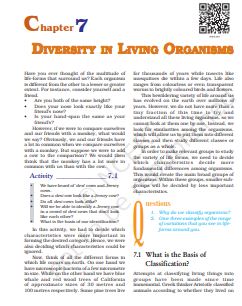 Diversity in Living Organisms