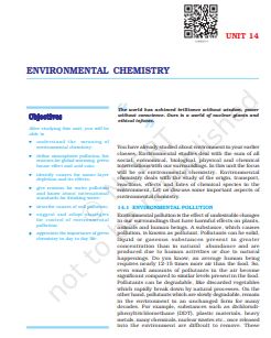 Environmental Chemistry