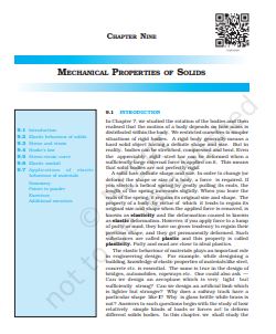 Mechanical Properties of Solids