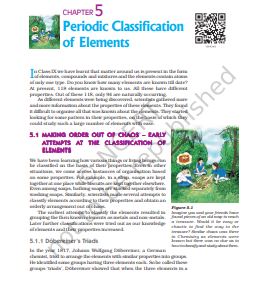 Periodic Classification of Elements