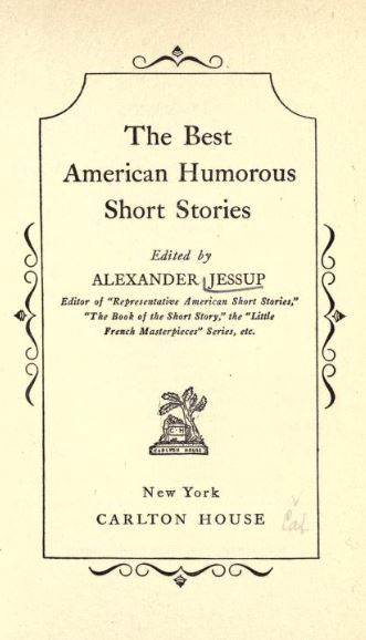 Pdf] The Best American Humorous Short Stories Pdf - Panot Book