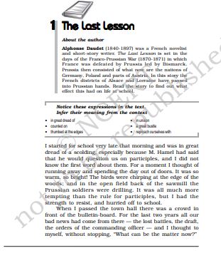 The Last Lesson