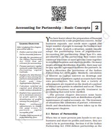 Accounting For Partnership Basic Concepts