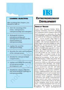 Entrepreneurship Development