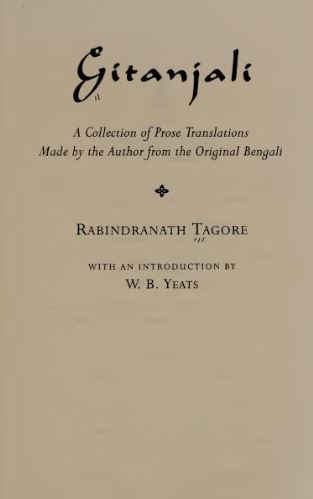 Gitanjali Book Rabindranath Tagore In English Pdf