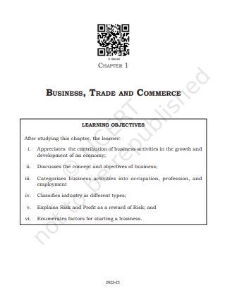 Business Trade and Commerce