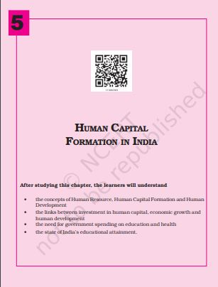 Human Capital Formation In India