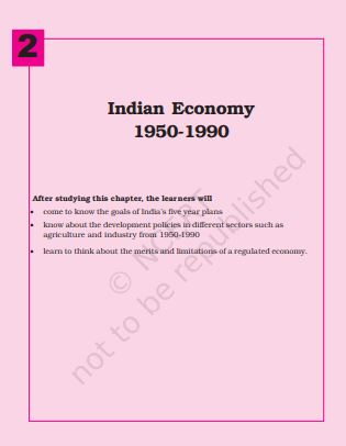 Indian Economy 1950 - 1990
