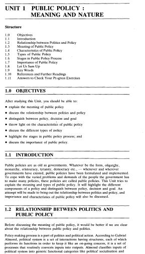 What is Public Policy PDF