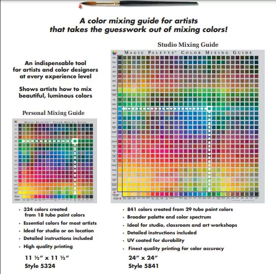 PDF] Colour Mixing Chart PDF Artist - Panot Book