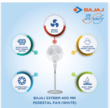 Bajaj Stand Fan Price List