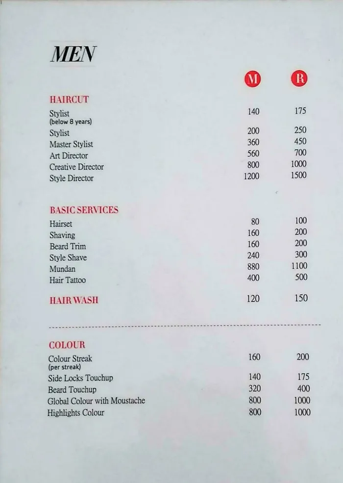 PDF] Kapils Salon Service Rate List PDF - Panot Book