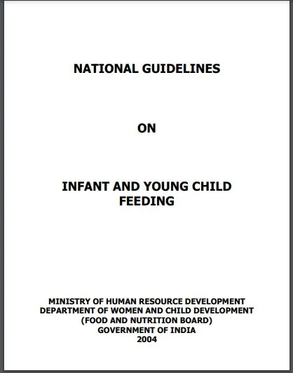 Infant and Young Child Feeding Guidelines