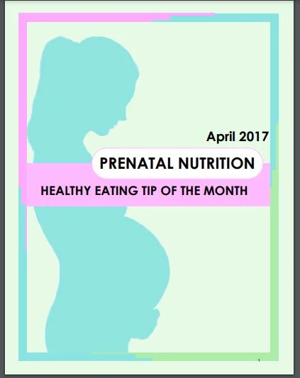 Prenatal Nutrition Healthy Eating Tip