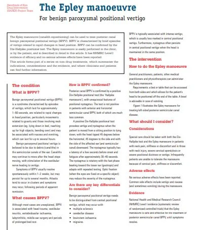 Benign Paroxysmal Positional Vertigo Epley Maneuver Kesilfilms My XXX